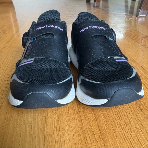 New Balance DynaSoft Reveal Sneakers Shoes Black Purple Blue V4 Kid Girls Sz 12W - Picture 6 of 11